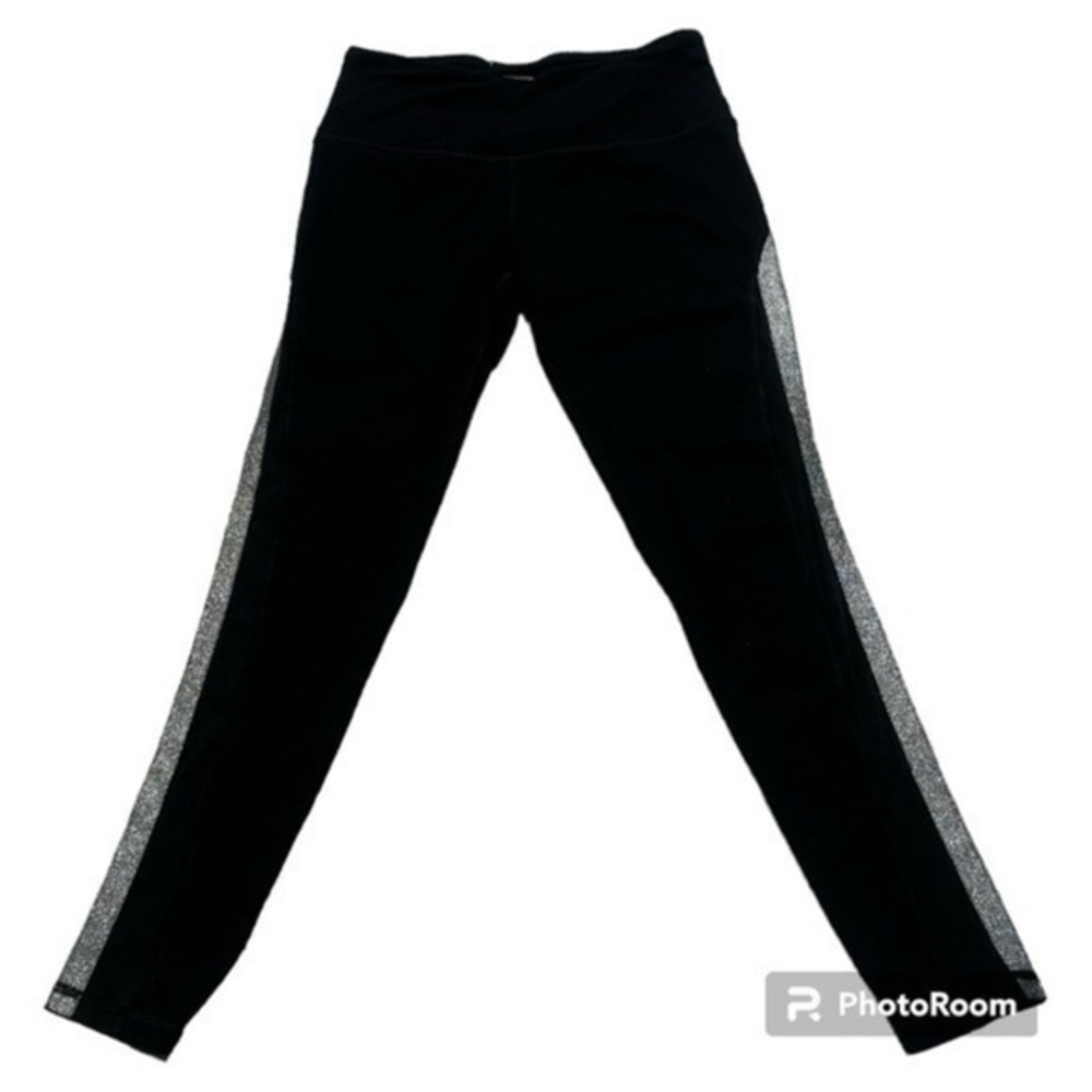 Victoria's Secret Mesh Glitter Ankle Workout Leggings